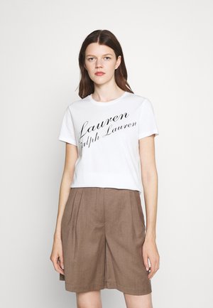 KATLIN SHORT SLEEVE - Print T-shirt - white