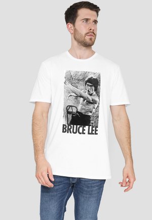 BRUCE LEE BLACK AND WHITE 2 - Print T-shirt - white