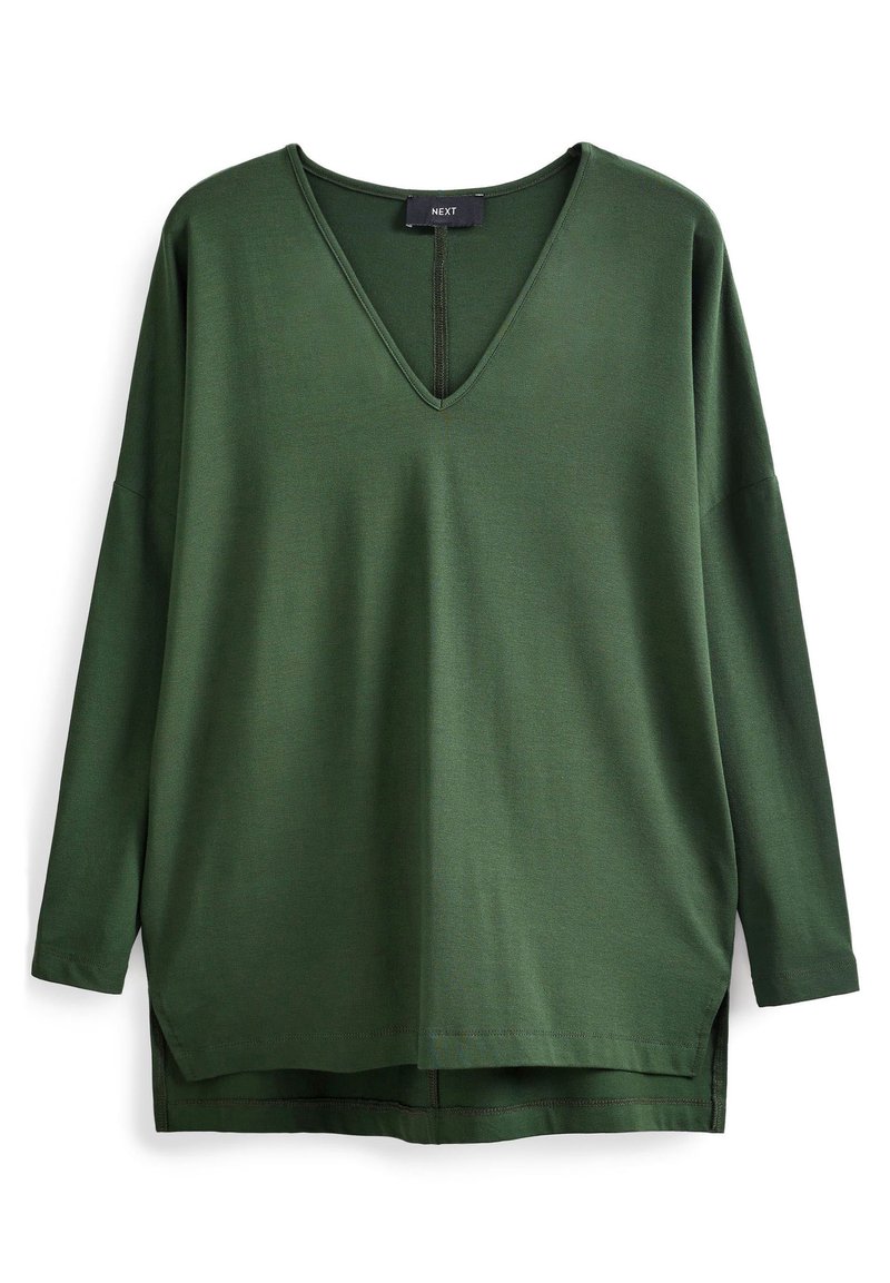 Khaki long-sleeve shirt