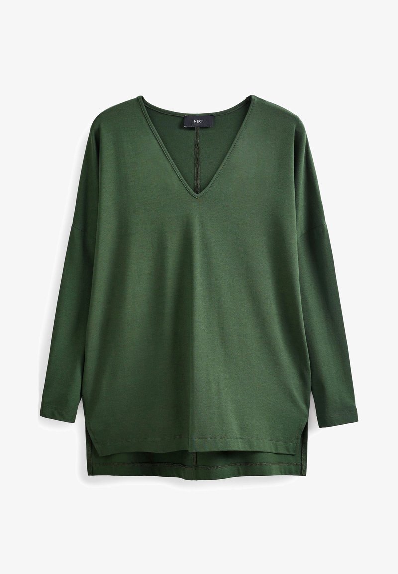 Khaki long-sleeve shirt