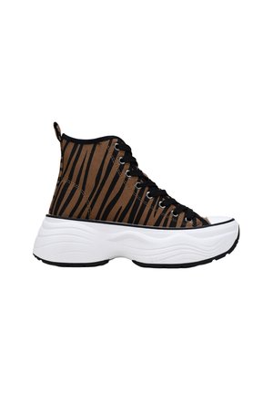 Zapatillas altas - cebra