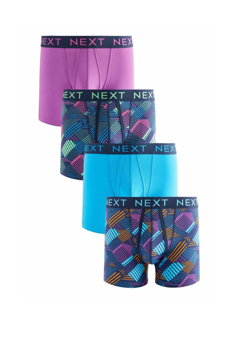 Next 4 PACK - Apakšbikses - blue purple geometric