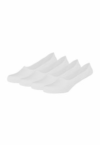 s.Oliver UNIFARBEN 4ER PACK - Füßlinge - white