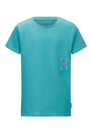 T-Shirt print - blue green