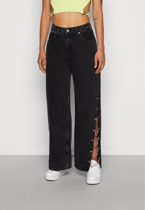 CHAIN SPLIT RELEASE  - Relaxed fit -farkut - charcoal
