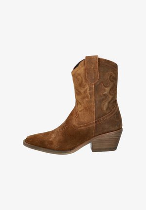 Nelson Cowboy-/Bikerlaarsjes - cognac