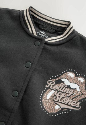 Next VARSITY EMBROIDERED - REGULAR FIT - Bomber stiliaus striukė - black white rolling stones