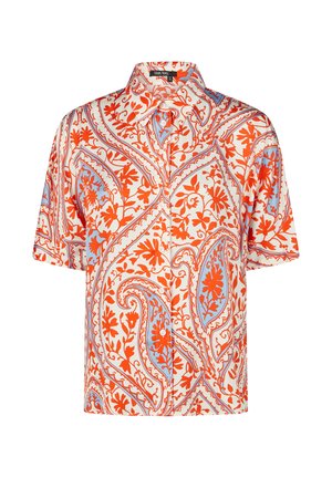 Button-down blouse - sky varied