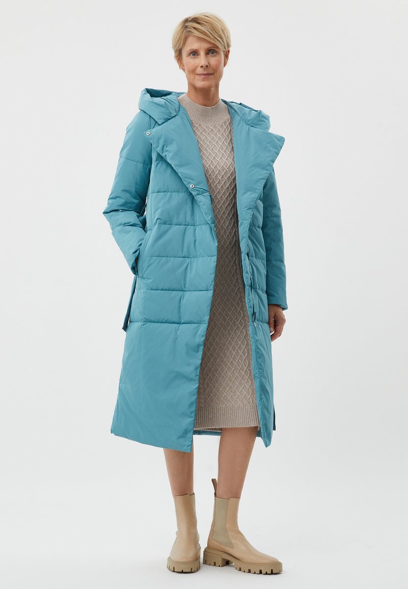 Damen Parkas | Finn Flare Wintermantel dark turquois/türkis - DD64616 Damen Parkas | Finn Flare Wintermantel dark turquois/türkis - DD64616