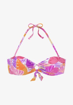 Haut de bikini - lila orange