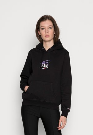 ESSENTIAL LOGO HOODIE - Felpa - black