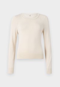 ONLVENICE LIFE PEARL O NECK - Svetr - birch