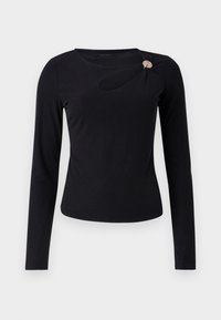 ZAMA CUT OUT NECK - Pulover - jet black