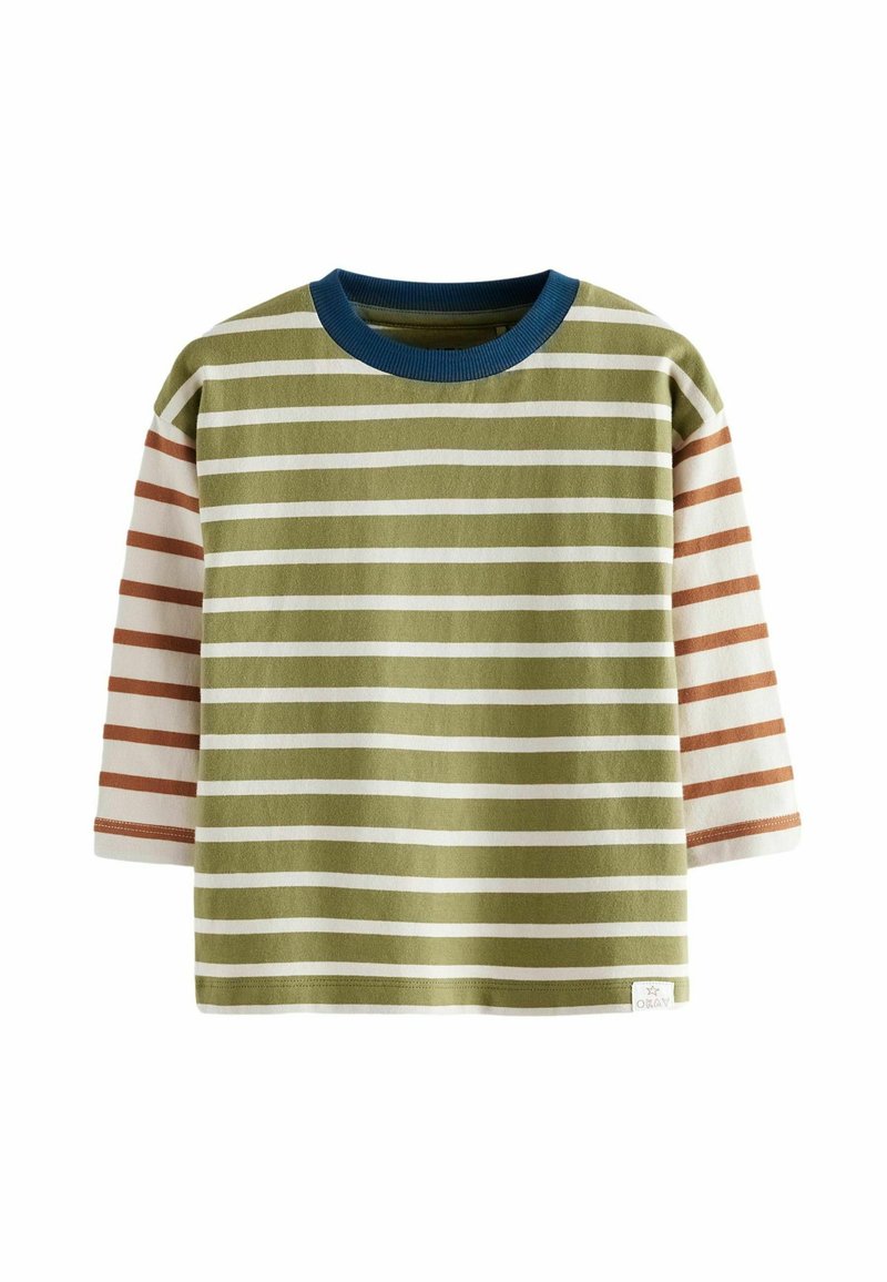 Next STRIPE REGULAR FIT - Langarmshirt - green