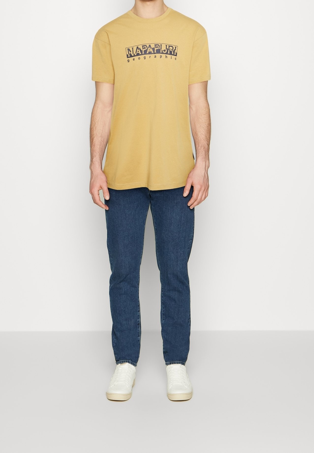 Napapijri T-shirt print - beige - (Pre-owned) - Zalando.nl