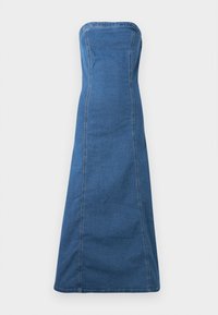 VMAILEY BANDEAU ANKLE DRESS - Denimkjoler - medium blue denim