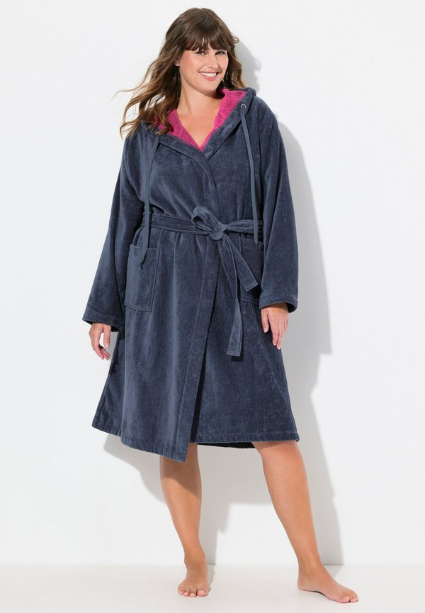 DOUBLE FACED - Bademantel - dark violet