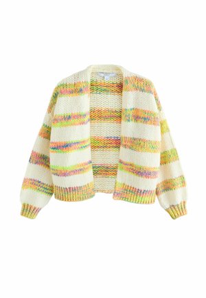 Next, CARDIGAN  - Cardigan - ecru fluro stripe