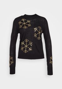 Ausgewählt, black with gold sequins