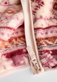 Next COSY REGULAR FIT - Flísová bunda - caramel brown pink print