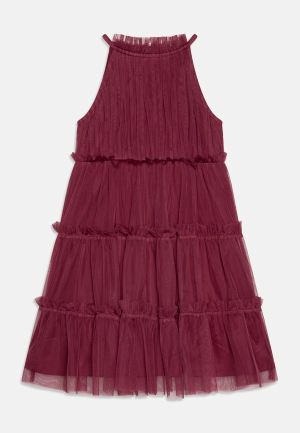 HIGH NECK RUFFLE DRESS - Cocktail dress / Party dress