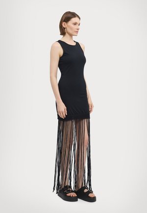 MACEIO FRINGED  - Cocktailkjole - black