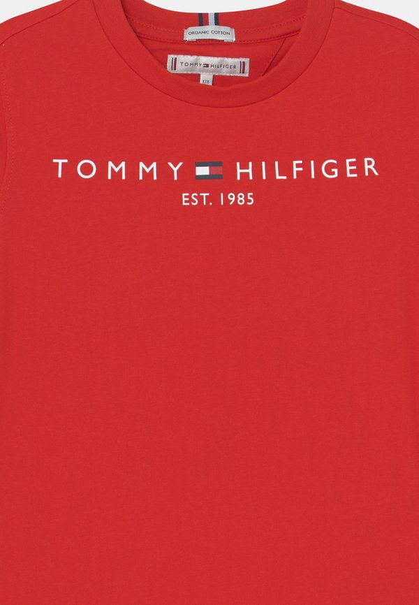 ESSENTIAL TEE - Print T-shirt - deep crimson3