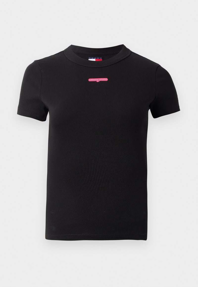 Tommy Jeans T-shirt basic zwart