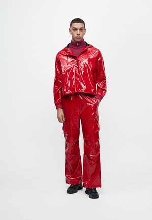 Rains, STRING JACKET UNISEX - Водоустойчиво яке - red gloss