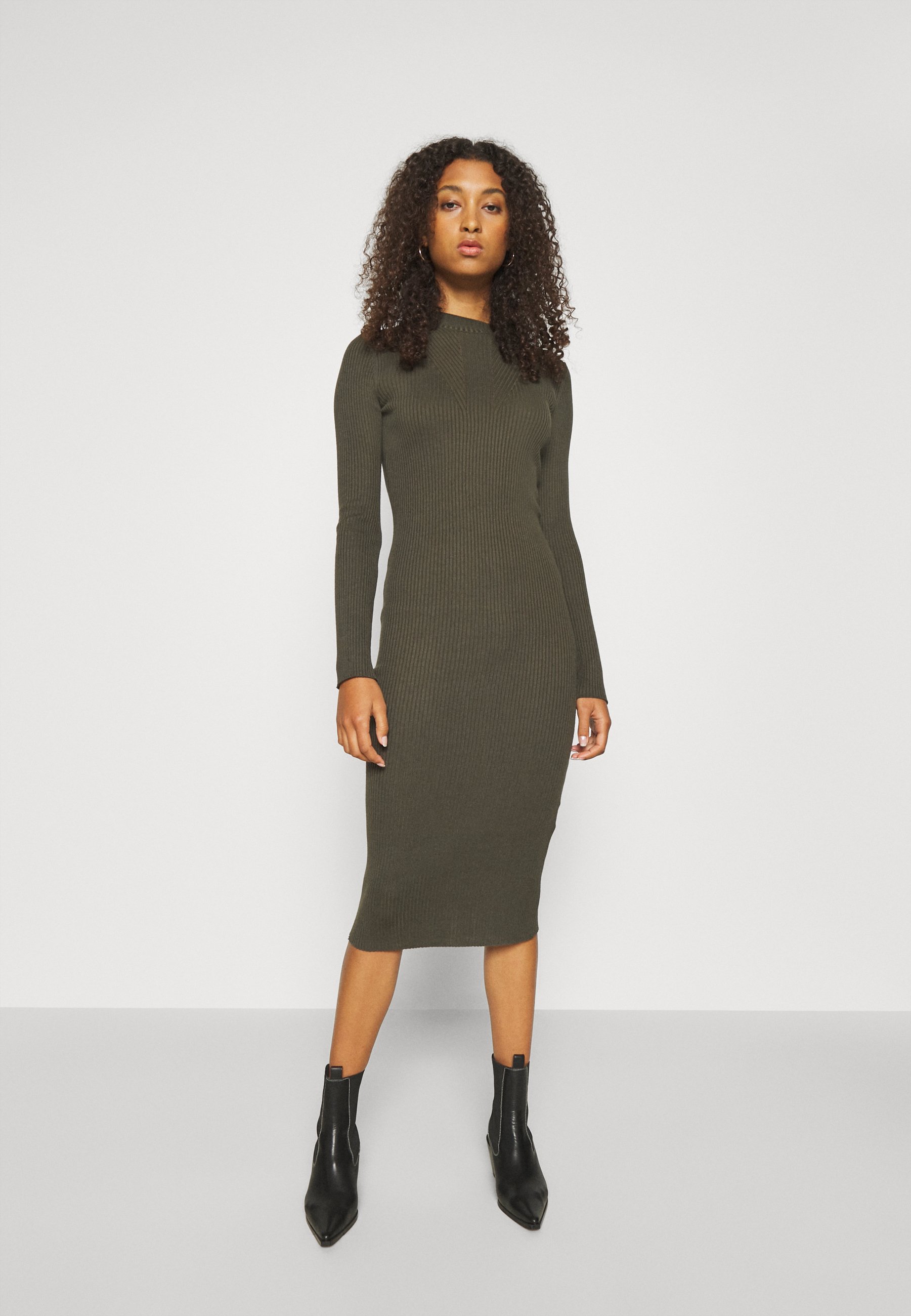 green jumper dresses