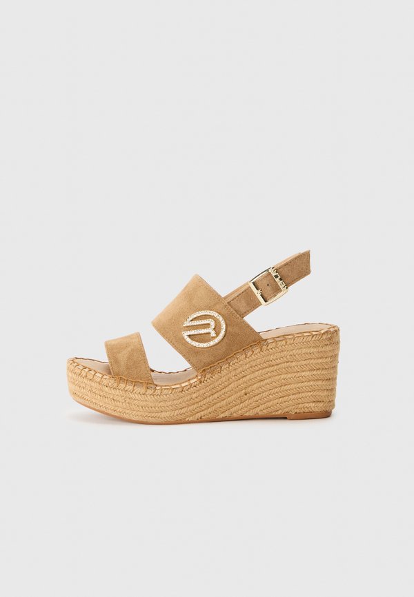 SUSAN - Platform sandals - beige