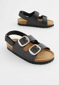 Next TWO  - Sandále - black leather