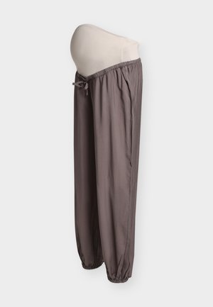 ONLY MATERNITY, OLMHARLIE BARREL PANT - Kalhoty - plum truffle