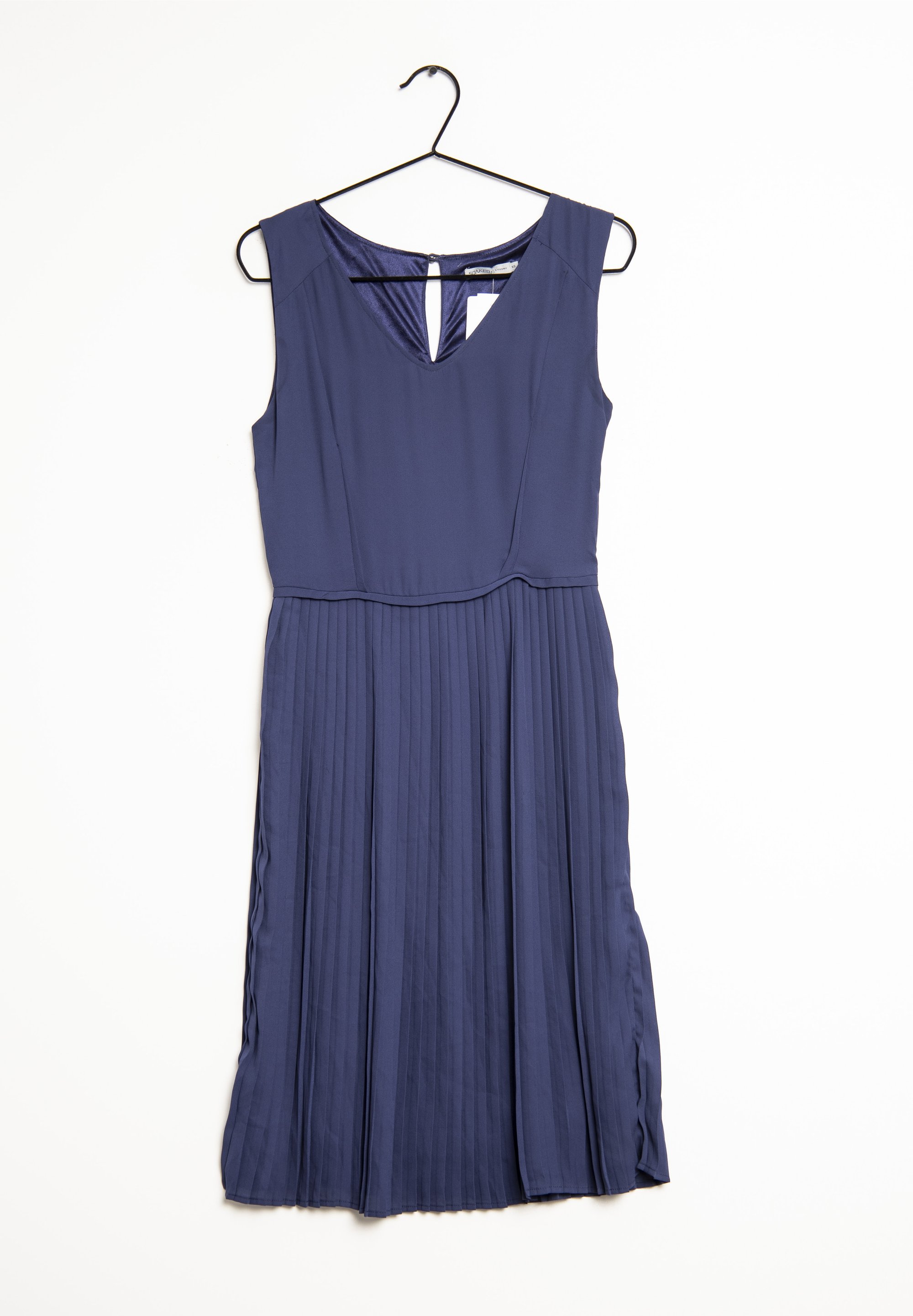 sachin and babi light blue dress One-shoulder Pleated Chiffon A-line Dress With Flowers main image 1