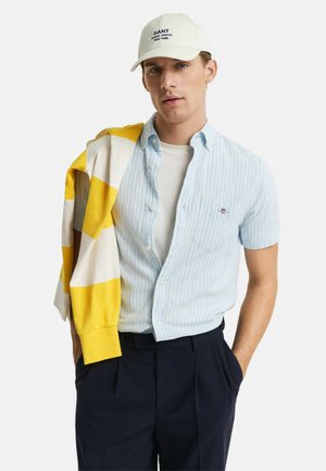 STRIPED SHORT SLEEVE - Hemd - fresh blue