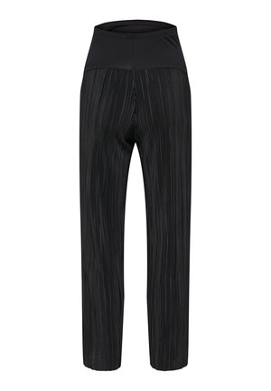 OLMRAVENNA PLISSE - Hlače - black