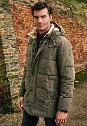 SQUARE QUILTED - Winterjacke - khaki green