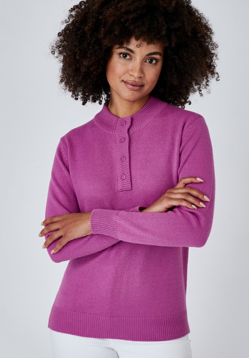 Damart BOUTONNÉ - Trui - mauve
