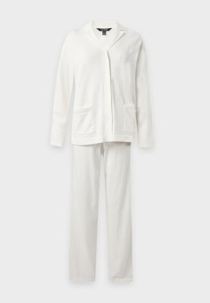 Lauren Ralph Lauren, NOTCH COLLAR PAJAMA - Комплект пижама - cream