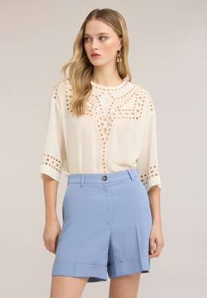 Motivi, BLUSA CON RICAMI AJOURÉ - Blouse - beige