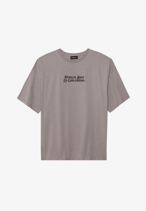 Even&Odd T-shirts med print - grey