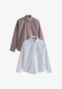 Unausgewählt, white burgundy check