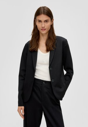 MIT RÜCKENSCHLITZ - Blazer - schwarz