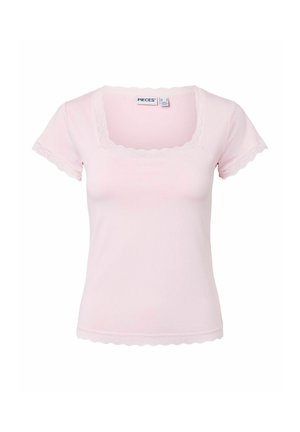 Pieces, SHORT SLEEVED TOP PCFIFFI - T-shirt imprimé - parfait pink