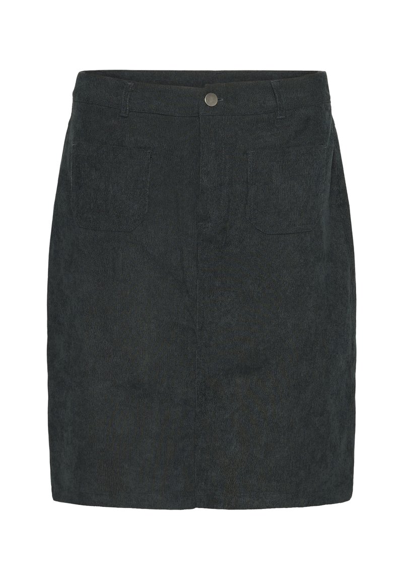 Kaffe KAVERY POCKET - Kokerrok - jet set cc/zwart - Zalando.be