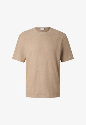 Bogner, BOGNER STRICK-SHIRT HORTON - T-shirt basic - beige