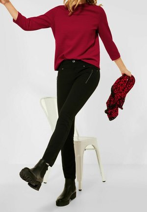 Street One, T-shirt à manches longues - red