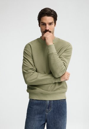 Polo Club, SWEATSHIRT MAN ADONIS LONG SLEEVE OVERSIZE FIT - Sudadera - sage green