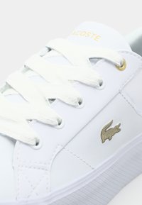 Lacoste ZIANE PLATFORM 124 Trainers white/gold/white Zalando