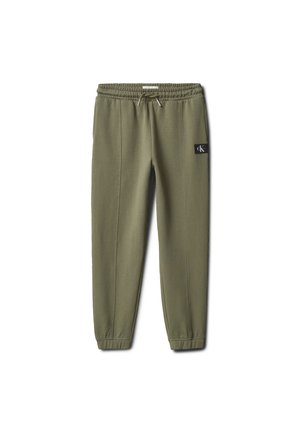 Calvin Klein Jeans, LABEL RELAXED UNISEX - Pantaloni de trening - dusty olive